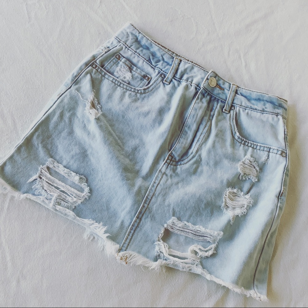 White washed skirt
